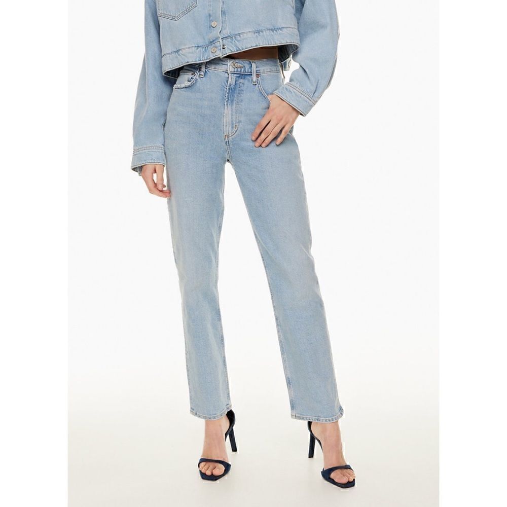 NWT AGOLDE High-Rise Stovepipe Jean Limited Edition in Destination
